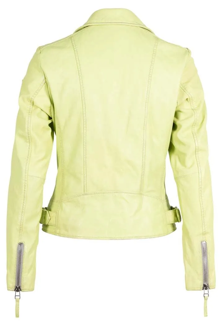 Womens Straight Zip Moto - Louzia