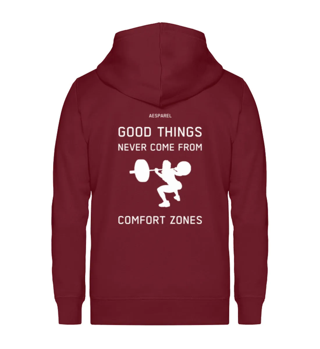 WOMEN'S ZIPPER-HOODIE "NO COMFORT ZONES"